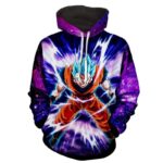 Dragon Ball Z Son Gohan Super Saiyan Blue Hair Hoodie