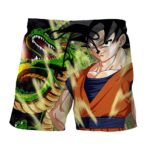 Dragon Ball Z Son Goku & Shenron Cool Aura Pose Boardshorts