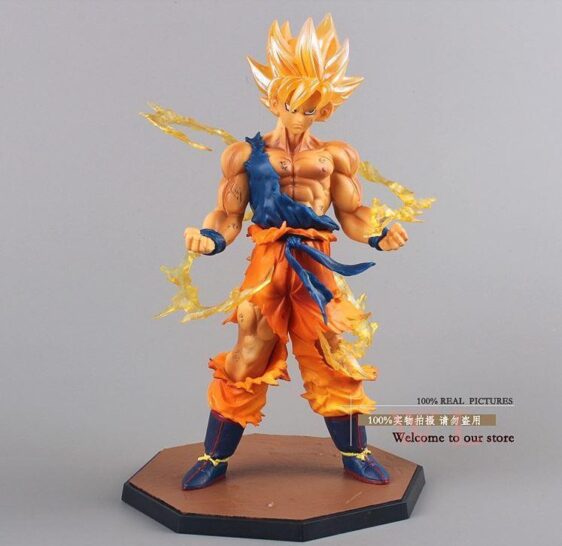 Dragon Ball Z Super Saiyan Son Goku Battle Version Action Figure 6.8' - Saiyan Stuff