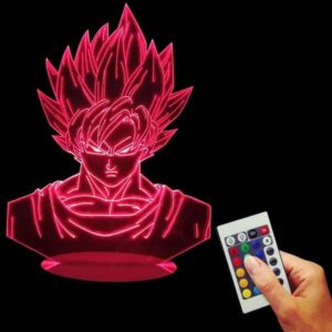 Dragon Ball Z - Broly 2 3D LED LAMP with a base of your choice! -  PictyourLamp