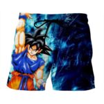 Dragon Ball Z Super Saiyan Son Goku Cool Blue Aura Boardshort