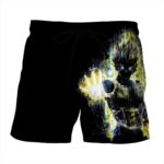 Dragon Ball Z Super Saiyan Vegeta Yellow Aura Epic Boardshort