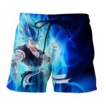 Dragon Ball Z Super Saiyan Vegito Blue Charge Aura Boardshort