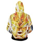 Dragon Ball Z - Super Saiyan Majin Vegeta 3D Zip Up Hoodie - Saiyan Stuff