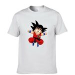Dragon Ball - Jumping Young & Kid Goku T-Shirt Men or Women - Saiyan Stuff