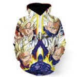 Dragon Ball Goku Vegeta Saiyan Piccolo Namekian Vibrant Design Hoodie