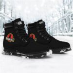 Epic Dragon Ball Goku Jurassic Logo Parody Combat Boots