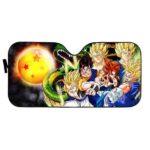 Epic Son Goku Saiyan Transformations Car Sun Shade