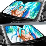 Epic Vegito Super Saiyan Blue Kaioken Car Sun Shield