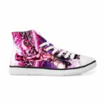 Evil Kid Majin Buu Villain Killer Design Pink Sneakers Converse Shoes