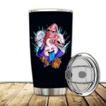 Fat Evil Thin And Kid Majin Buu Forms DBZ Black Tumbler