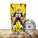 Fierce Ultra Super Saiyan Future Trunks Dragon Ball Kai Tumbler