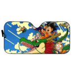 Flying Shenron Kid Goku Bulma Krillin & Piccolo Car Sun Shield