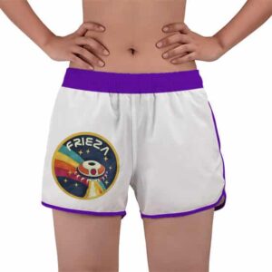Frieza Force Logo NASA Parody Dragon Ball Women's Beach Shorts