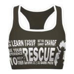 Future Trunks Motivational Quote DBZ Cool Awesome Sports Bra