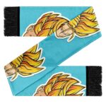 Future Trunks Super Saiyan Head Cut-Out Wool Scarf