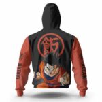 Gohan Kanji Fighting Stance Art Zip-Up Hoodie