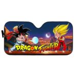 Goku And Vegeta Street Fighter Parody Car Sun Shade