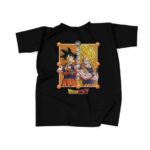Goku Base & SSJ2 Form Portrait Art DBZ Shirt