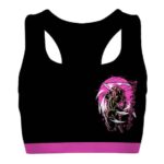 Goku Black Dragon Ball Super Black and Pink Cool Sports Bra