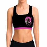 Goku Black Dragon Ball Super Black and Pink Cool Sports Bra