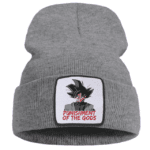 Goku Black Evil Smirk Punishment Of The Gods Gray Beanie