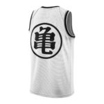 Goku Dragon Ball Logo White Basketball Uniform