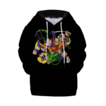 Goku Gohan Vegeta Majin Buu Kid Trunks & Shenron Kids Hoodie (1)