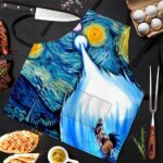 Goku Kamehameha Van Gogh Style Dragon Ball Z Powerful Apron