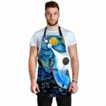 Goku Kamehameha Van Gogh Style Dragon Ball Z Powerful Apron