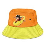 Goku Riding Kinton Cloud Dragon Ball Orange Yellow Bucket Hat