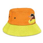 Goku Riding Kinton Cloud Dragon Ball Orange Yellow Bucket Hat