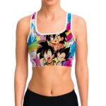 Goku Vegeta Broly Dragon Ball Super Cute Awesome Sports Bra
