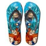 Goku and Vegeta Super Saiyan God Super Saiyan Flip Flops