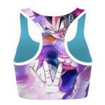 Goku vs Vegeta Ki Attack Dragon Ball Z Powerful Sports Bra