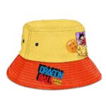Goku with Kinton Cloud Dragon Ball Yellow Orange Bucket Hat