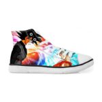 Goku Black Versus Super Saiyan Blue Goku Sneakers Converse Shoes