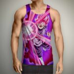 Goku Black Zamasu Super Saiyan Rose Powerful Aura Skills Fashionable Tank Top