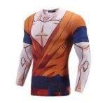 Goku Uniform Whis Symbol Long Sleeves Skin Gear Compression 3D Shirt - Saiyan Stuff