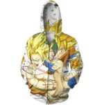 Goku and Shenron Dragon Ball Dope Zip Up Hoodie - Saiyan Stuff