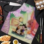 Grandpa Gohan and Kid Son Goku Dragon Ball Powerful Apron
