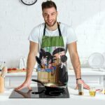 Grandpa Gohan with Baby Son Goku Dragon Ball Cute Cool Apron