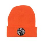 Master Roshi Goku Kame Symbol Orange Black Winter Beanie