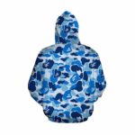 Kid Goku Hip Hop Blue Cameo Camouflage Streetwear Hoodie