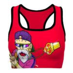 Hip Master Roshi Dragon Ball Z Cool and Awesome Sports Bra