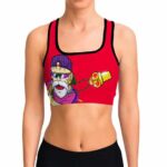 Hip Master Roshi Dragon Ball Z Cool and Awesome Sports Bra
