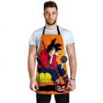 Hip Son Goku Sitting on Nimbus Dragon Ball Z Awesome Apron