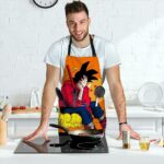 Hip Son Goku Sitting on Nimbus Dragon Ball Z Awesome Apron
