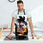 Intense Kid Goku Kame Kanji Dragon Ball Z Cool Awesome Apron