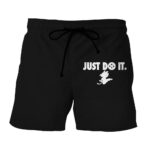 Just Do It Slogan Dragon Ball Kid Goku Dope Black Shorts